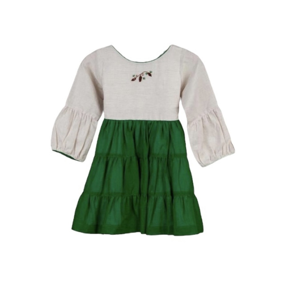 Well Dressed Wolf Beaded Pinecone Dress 24M